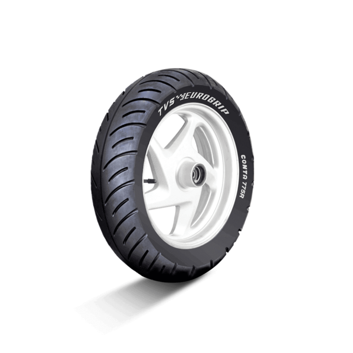TVS Eurogrip Tyres 110 90 10 61J TEG CONTA775R TL Lt