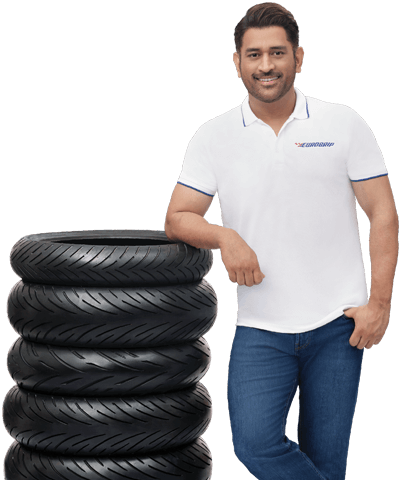 TVS Eurogrip Tyres msdhoni eurogrip tyre 2